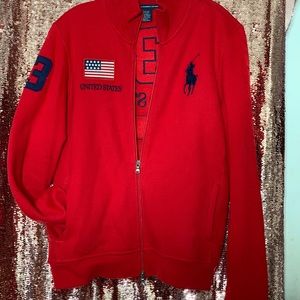 Ralph Lauren zip up sweater